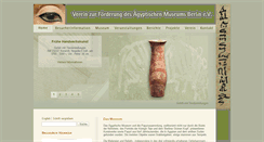Desktop Screenshot of aegyptisches-museum-berlin-verein.de